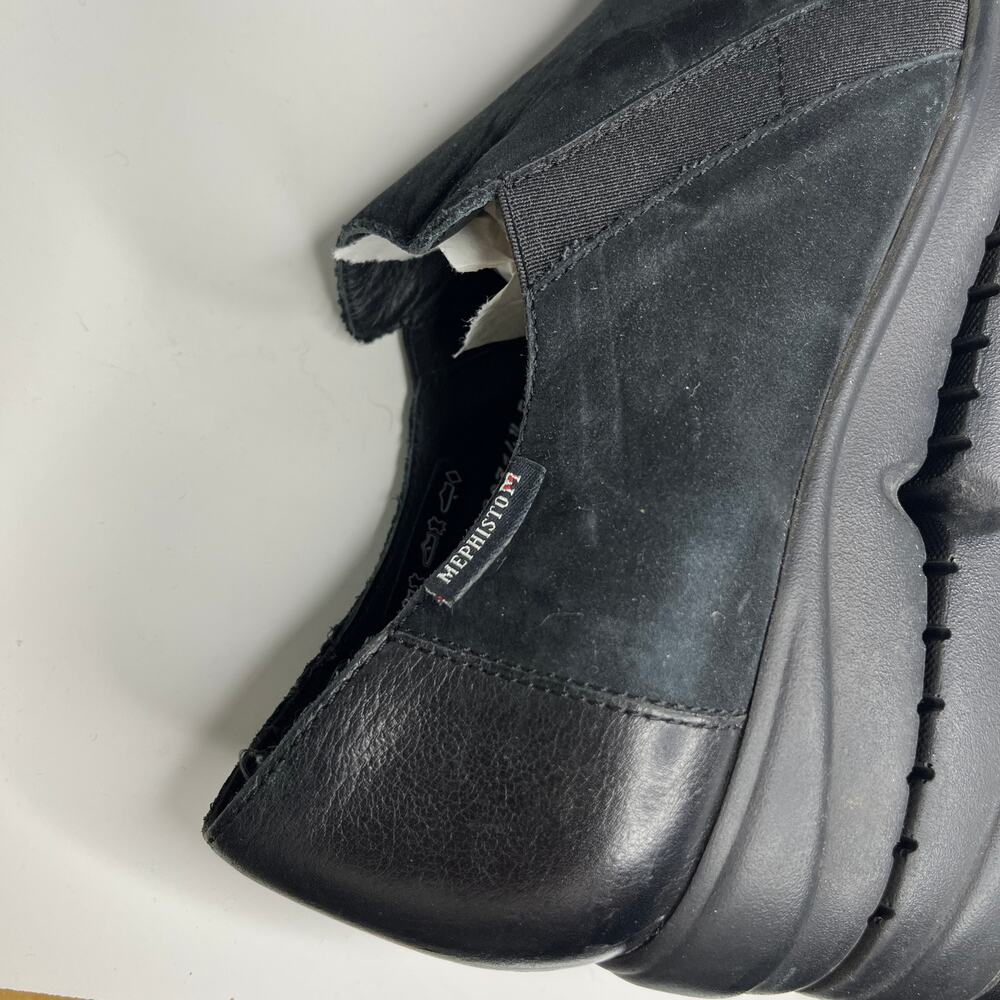 Mephisto Women's Loafers Size 7 Black Romea Leather Slip On Comfort - Picture 7 of 12